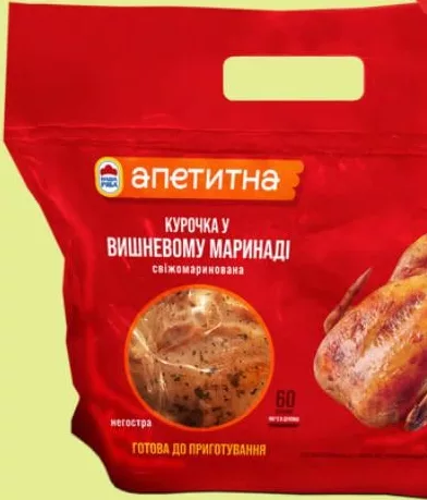 Тушка куряча у вишневому маринаді охолоджена Апетитна, 1 кг