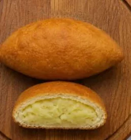 Пиріжки смажені з печінкою та серцем / картоплею, 100 г