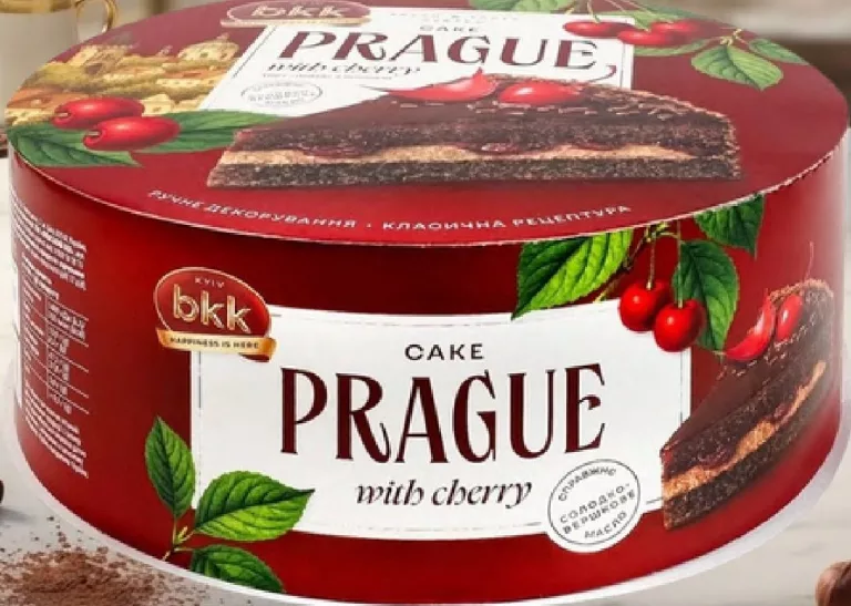 Торт Празький з вишнею БКК, 850 г