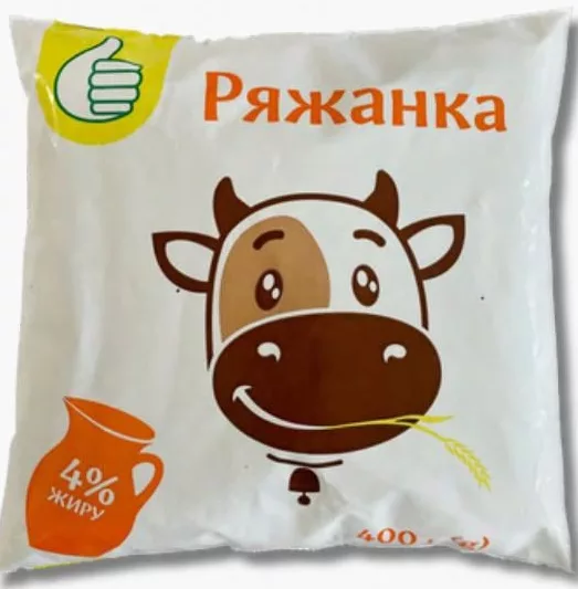 Auchan Ряжанка 4%, 400 г