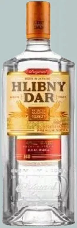 Горілка класична Hlibny Dar, 0,7 л