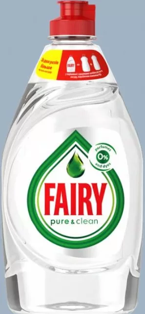 Засіб для миття посуду Fairy Pure & Clean, 450 мл