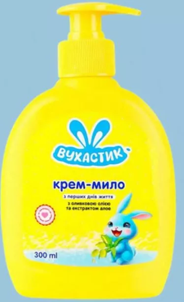 Крем-мило рідке для дітей Вухастик, 300 мл