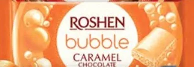 Шоколад Roshen пористий білий / карамельний / молочний / екстрачорний, 80 г
