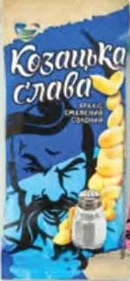 Арахіс Козацька слава смажений солоний / бекон / сир / сметана із зеленню / васабі, 50 г