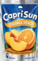 Напій Capri-Sun Апельсин-Персик / Весела тривога / Містичний дракон / Мультивітамін фруктовий соковмісний, 0,2 л