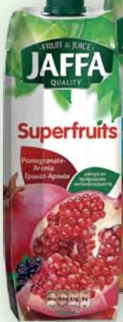 Нектар Jaffa Гранат / Манго / Апельсин-грейпфрут / Мультифрукт Тропічні фрукти, TPA 0,95 л; ціна від 85,90 грн, стара від 99,70 грн