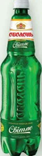 Пиво Оболонь Світле 4,5%, ПЕТ 1,1 л