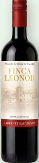 Вино Finca Leonor Каберне Совіньйон червоне сухе 12%, 0,75 л