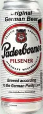 Пиво Paderborner Pilsner 4,8% / Export світле 5,5% / Pilger світле 5%, банка 0,5 л; Ціна від 47,50 грн; стара ціна від 59,90 грн
