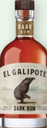 Ром El Galipote темний 40%, 0,7 л