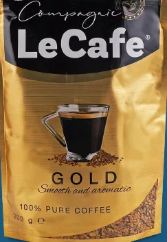 Кава розчинна Gold LeCafe, 200 г; ЛотОК, Київ і Київська область; 26.10–08.11.2026, за наявності акційного товару; ціна з ПДВ