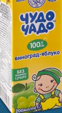 Сік виноград-яблуко Чудо Чадо, 200 мл; 26.10–08.11.2026, ЛотОК у Києві та Київській області, за наявності акційного товару, ціна з ПДВ