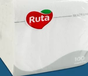 Серветки білі 1-шарові Рута, 100 шт.; 26.10–08.11.2026, ЛотОК у Києві та Київській області, за наявності акційного товару, ціна з ПДВ