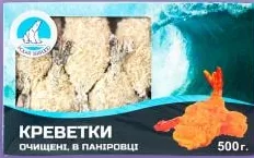Креветки з хвостом у паніровці Polar Seafood, 500 г; 27.10–09.11.2026, за наявності акційного товару, асортимент може бути не в усіх магазинах VARUS, ціна з ПДВ