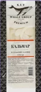 Кальмар у заливці K.I.T., 150 г; 27.10–09.11.2026, за наявності акційного товару, асортимент може бути не в усіх магазинах VARUS, ціна з ПДВ