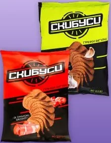Грінки фігурні Скибуси, асортимент, 80 г; 27.10–09.11.2026, за наявності акційного товару, асортимент може бути не в усіх магазинах VARUS, ціна з ПДВ