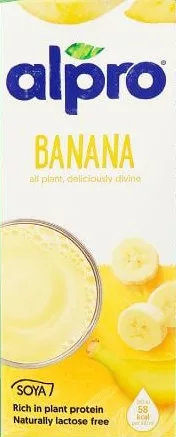 Alpro соєвий напій, асортимент: банановий / Barista Coconut, 1 л, Бельгія — Ціна від 135 UAH. — Акція 27.10–09.11.2026; обмежений запас акційного товару, наявність залежить від магазину VARUS; ціни з ПДВ.