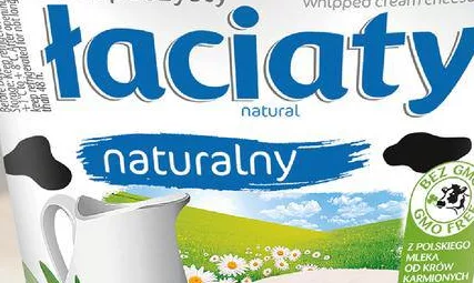 Cremă de brânză Łaciaty cu smântână 57,5%, 150 g; max. 6 buc./bon