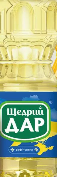 Ulei de floarea-soarelui Shchedryi Dar rafinat/nerafinat, 850 ml; max. 6 buc./bon