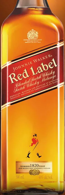 Johnnie Walker Red Label Whisky 40%, 500 ml; max. 6 buc./bon