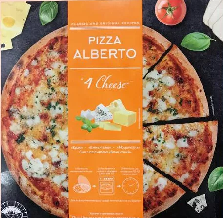 ALBERTO Pizza Patru brânzeturi, 363 g; max. 6 buc./bon
