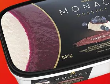 Try Vedmedi Monaco Dessert Înghețată Panna Cotta, 550 g; max. 6 buc./bon