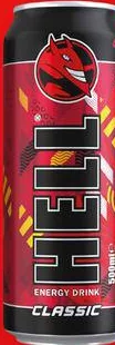 Hell Băutură energizantă carbogazoasă, 500 ml; max. 6 buc./bon