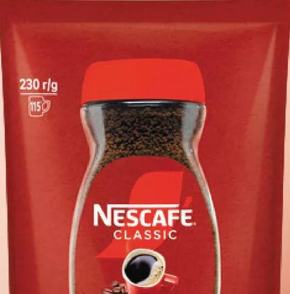 Nescafé Classic Cafea solubilă granulată, 230 g; max. 6 buc./bon