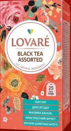 Lovare Ceai asortat 5 arome, 25×2 g; max. 6 buc./bon