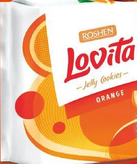 Roshen Lovita Biscuiți cu vișine / portocale, 420 g; max. 6 buc./bon