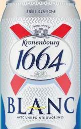 Bere Kronenbourg 1664 Blanc 4,8%, 500 ml; maximum 6 bucăți pe bon