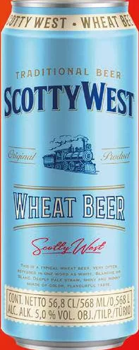 Bere Scotty West Wheat Beer/Lager Beer/Dark Lager 5%, Letonia, 568 ml; maximum 6 bucăți pe bon