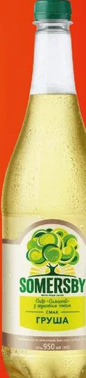 Cidru de pere Somersby 4,7%, 950 ml; maximum 6 bucăți pe bon