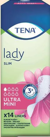 Absorbante urologice Tena Lady Slim Ultra Mini, 14 buc.; maximum 6 bucăți pe bon