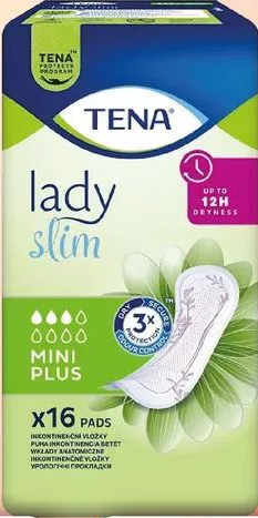 Absorbante urologice Tena Lady Slim Mini Plus, 16 buc.; maximum 6 bucăți pe bon