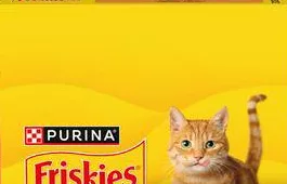 Hrană uscată pentru pisici Friskies cu pui și legume, 300 g; maximum 6 bucăți pe bon