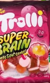 Trolli Желейні цукерки Супер мозок / Очі, 75/150 г, ціна від