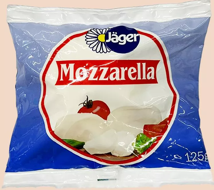 JÄGER Моцарела 45%, 125 г, 1 уп.; у ТЦ METRO