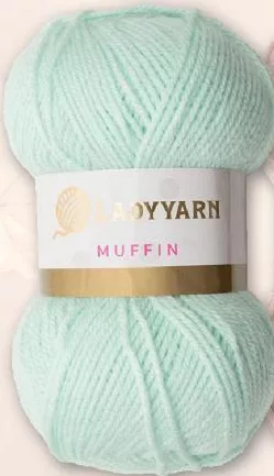 Пряжа LadyYarn MUFFIN, 100% акрил, 300 м, 100 г; до 6 од./чек, запас обмежений