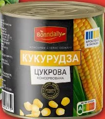 Бондюель Кукурудза / горошок консервовані, 340/420 г