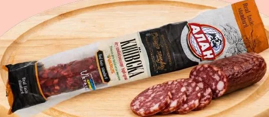 Алан Ковбаса сирокопчена вищого ґатунку Старокиївська, 330 г