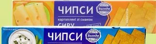 Вигода чипси картопляні сир / сметана із зеленню, 50 г