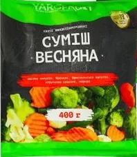 Ярофрут суміш овочева Для омлету / Весняна, 400 г; ціна від