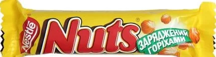 Nestlé Nuts батончик шоколадний, 42 г