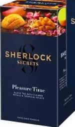 Чай чорний/зелений в асортименті Sherlock Secrets 22×1.6 g / 22×2 g; позначка 15%, умови не уточнені