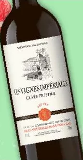 Вино червоне сухе Les Vignes Impériales 0.75 l