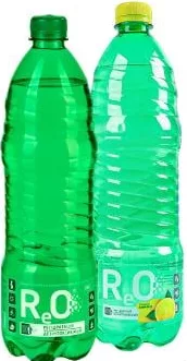 Вода лікувальна/зі смаком лимону Рео 950 ml; ціна від 62.9; позначка 15%, умови не уточнені