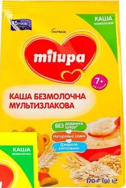 Каша безмолочна в асортименті Milupa 170 g; ціна від 79.9