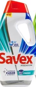 Гель для прання Фреш/Колор/Преміум Savex 1.8 l